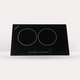 placa de cocina de inducción / 2 fuegos / empotrable / con control táctil