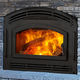 chimenea de leña / encastrable / Cara única / hogar cerrado
