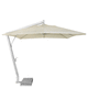 sombrilla lateral / de aluminio / de acero inoxidable / resistente al viento