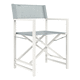 silla contemporánea / de interior / de tejido / con base de aluminio