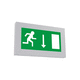 placa de señalización de orientación / de pared / suspendida / de acero