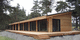 casa prefabricada / de madera maciza apilada / ecológica / de ahorro energético
