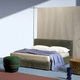 cama de matrimonio / contemporánea / tapizada / con cabecero tapizado