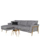 sofá modular / contemporáneo / de tejido / guarda cojines