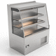 vitrina refrigerada de estantes / para comercio / con luz