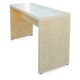 escritorio contemporáneo / de material laminado / con base formada por paneles / de altura regulable