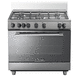 cocina con horno de gas / 5 fuegos / 1 horno / clase A