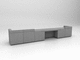 mostrador de recepción modular / de hormigón