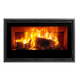 chimenea de leña / encastrable / adosada / Cara única