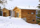 casa de madera maciza apilada / ecológica / antisísmica / contemporánea
