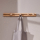 perchero de pared / contemporáneo / de roble