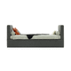 cama nido / individual / contemporánea / tapizada