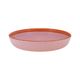 plato hondo / redondo / de porcelana / de color liso