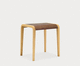 taburete contemporáneo / de madera / de madera curvada