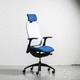 sillón de oficina contemporáneo / de malla / de espuma de poliuretano / de metal