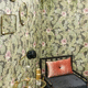 papel pintado clásico / de textil no tejido / de vinilo / con motivos florales