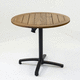 tablero de mesa de madera maciza / de acacia / de alerce / para el sector profesional