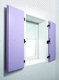 ventana de madera / basculante / con vidrio doble / de corte térmico