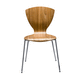 silla de visita de diseño escandinavo / de interior / de haya / de roble