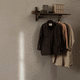 estantería de pared / contemporánea / de roble / con almacenamiento