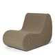 sillón contemporáneo / de tejido / de polipropileno / con funda extraíble