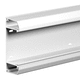 canaleta de cableado de aluminio / de pared / profesional / vertical