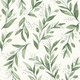 papel pintado contemporáneo / con motivos florales / aspecto tela / verde