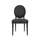 silla contemporánea / de interior / de tejido / tapizada