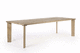 mesa contemporánea / de roble / ovalada / rectangular