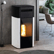 estufa de pellets / 8.5 kW / independiente / contemporánea