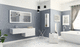 baño contemporáneo / de madera