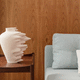 florero contemporáneo / de porcelana / de mesa / a medida