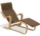 chaise longue contemporánea / de madera / marrón / de Marcel Breuer