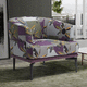sillón contemporáneo / de tejido / de cuero / de madera