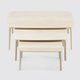 mesa nido contemporánea / de roble / de madera maciza / de fresno
