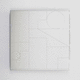 panel decorativo de pared / ligero / de vidrio / espejo