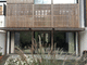 contraventana de lamas / plegable / de lamas / de aluminio