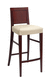 silla de bar contemporánea / de interior / de haya / tapizada