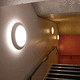 aplique contemporáneo / de interior / de policarbonato / redondo