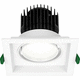 foco empotrable / LED / cuadrado / profesional