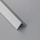 perfil de acabado de aluminio / para baldosas / para ángulo exterior / esquinero