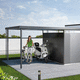 marquesina de aluminio / de metal / plana / contemporánea