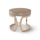 taburete contemporáneo / de cuero / con base metálica / tapizado
