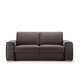 sofá cama / contemporáneo / de tejido / de cuero