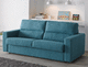 sofá cama / contemporáneo / de tejido / beis