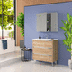 mueble de lavabo de pie / MDF / contemporáneo / sin puerta