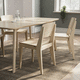 silla contemporánea / de interior / de bambú / con base de bambú