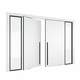 puerta de interior / de MDF / de aluminio anodizado / de Corian®