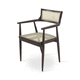 silla de comedor clásica / para cocina / de madera maciza / de ratán