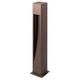 bolardo de iluminación de jardín / urbano / contemporáneo / de acero COR-TEN®